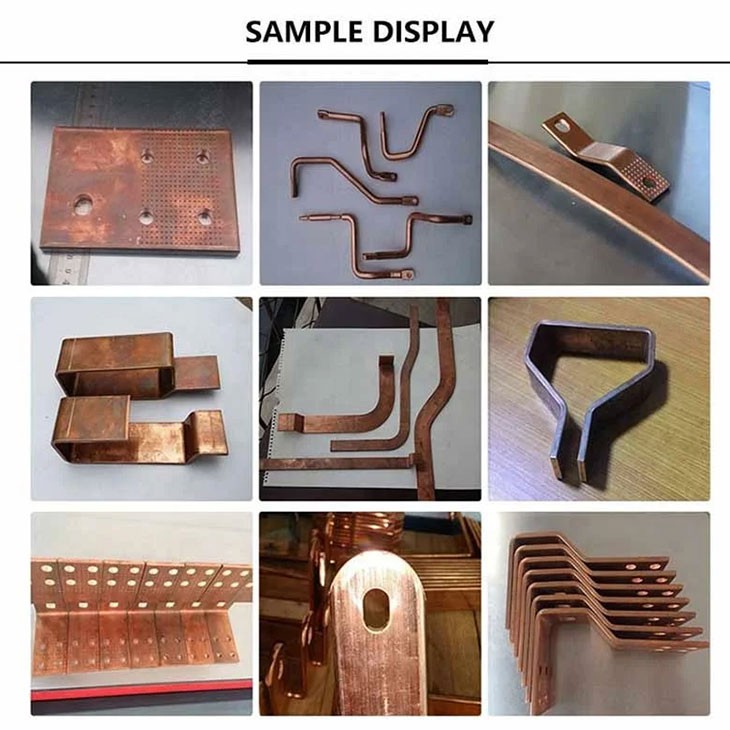 New Plc Cnc Copper Hydraulic 3 In1 Bar Bus Bar Machine Busbar